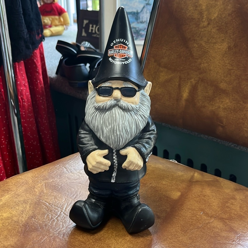 Harley Davidson Garden Gnome